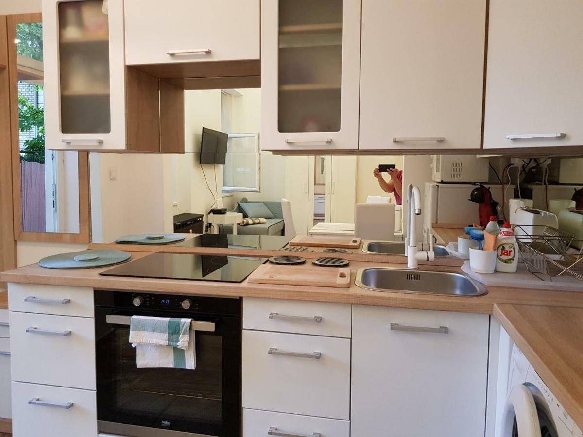 Ferienwohnung Brand New Garden Flat / Free Parking Budapest Exterior foto